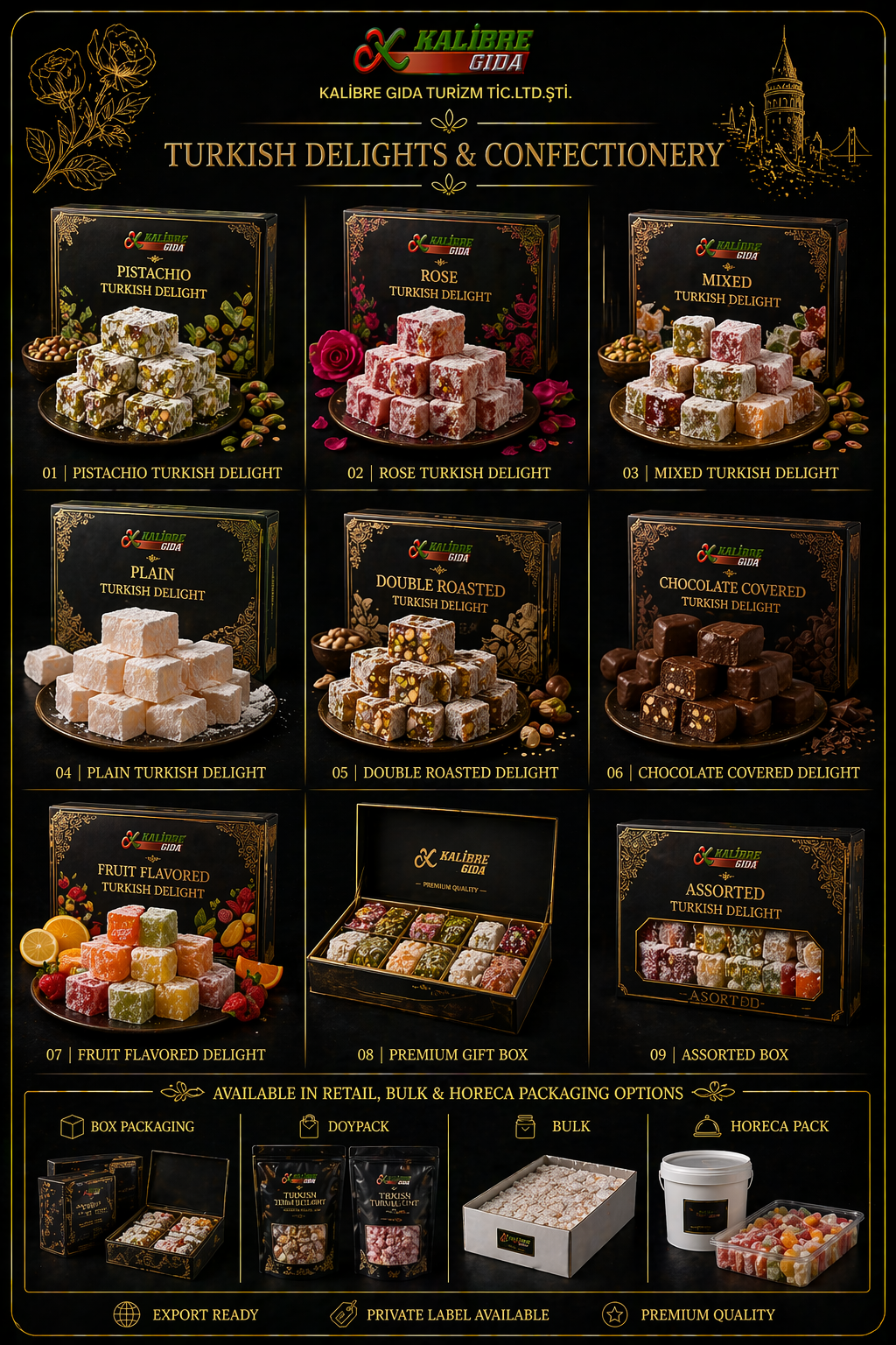 TURKISH DELIGHTS & SWEETS